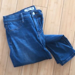 High rise skinny  denim jeans